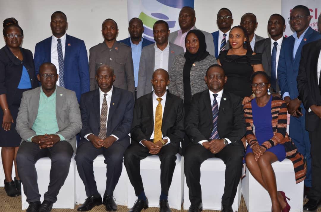 Newly certified internal auditors at an IIA Uganda graduation